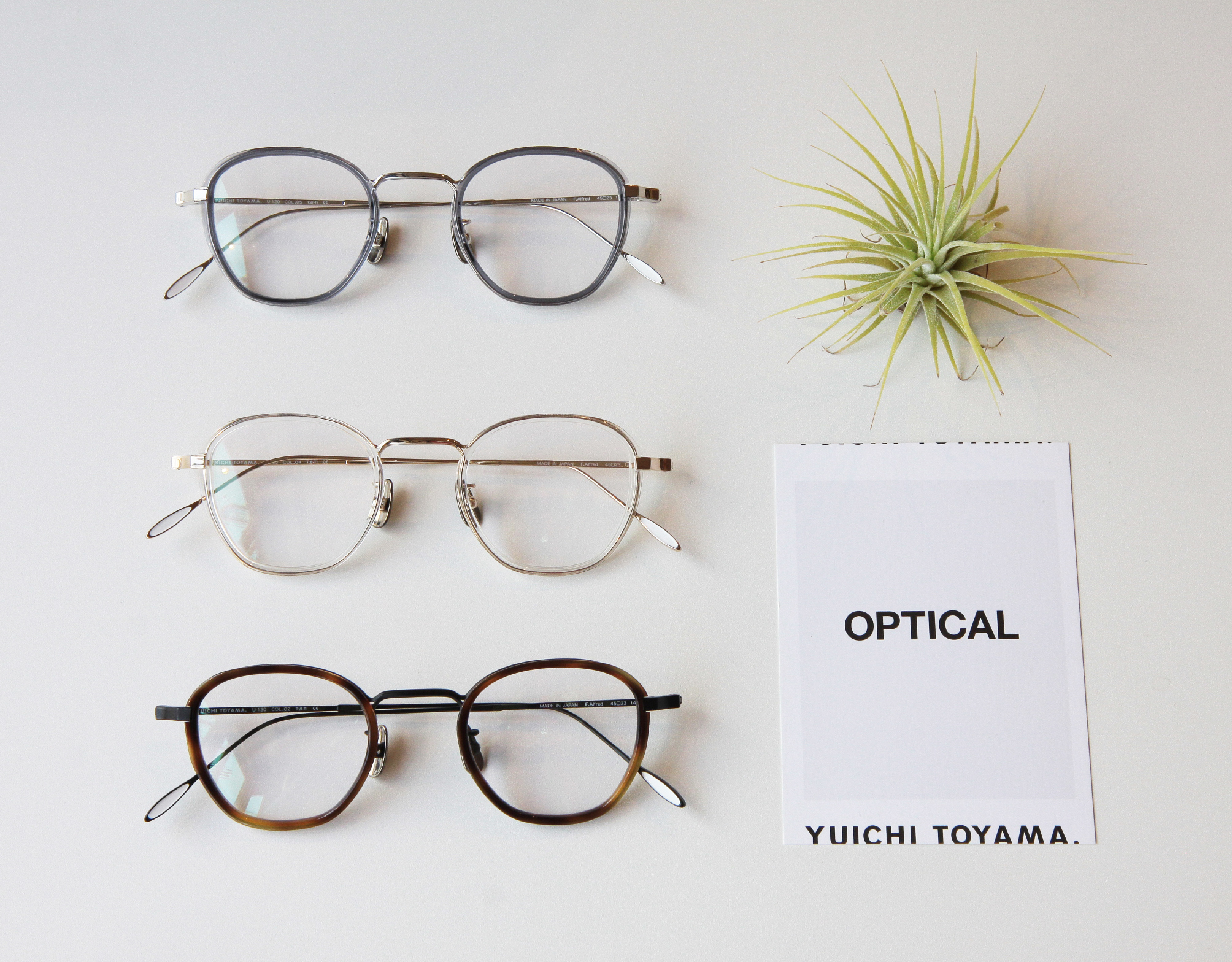 YUICHI TOYAMA.(ユウイチトヤマ)―U-120 F.Alfred | Mimosa Optique  