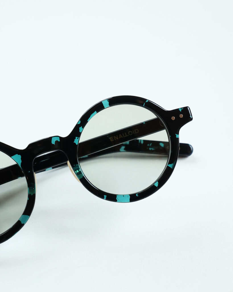 丸めがね　まるめがね　丸眼鏡　ラウンドフレーム　ラウンド　サングラス　眼鏡　鯖江　国産フレーム　フランス　ANNE ET VALENTIN 　　 ENALLOID　MAL　メタルフレーム　セルフレーム　大きめ　