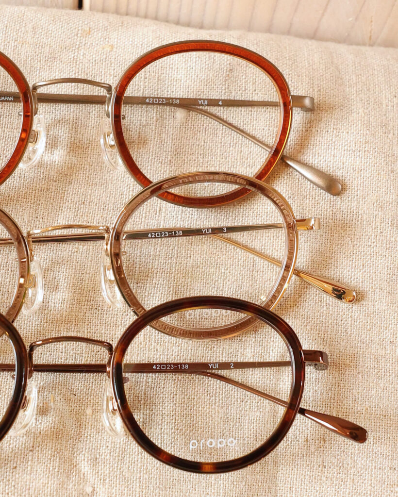 propo　プロポ　YUI　鯖江　メガネ　国産　フレーム　コンビネーションフレーム