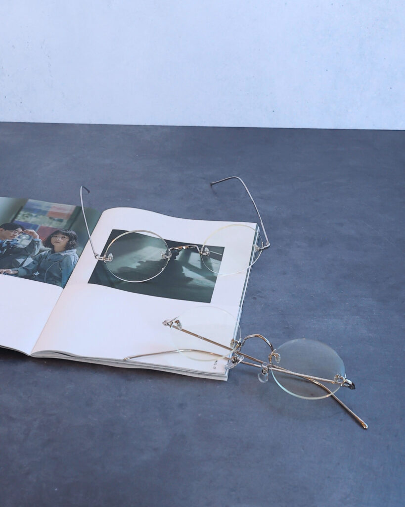 MAL マル　ツーポイント　イチヤマ　カネテ　鯖江　国産メガネ　日本製　メタルフレーム　丸メガネ　サンプラチナ　リムレス